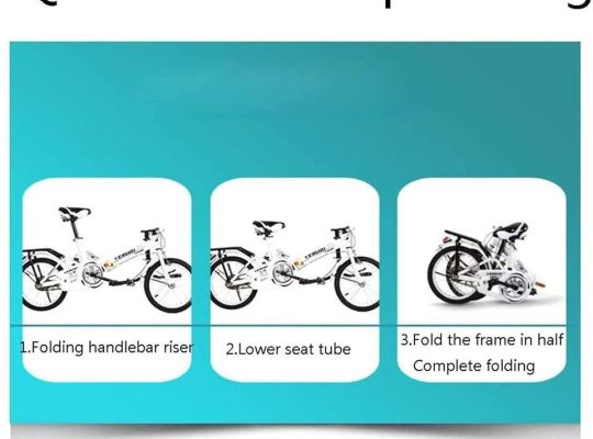 Mini Vélo Pliant Léger de 20 Pouces, Petit Vélo Portable, Voiture d’étudiant de Vélo