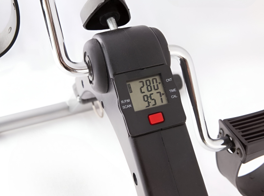 Mini Vélo d’Appartement à Pédale Pliable pour Entraîner Jambes Bras Pédalier Vélo d’exercice Cardio
