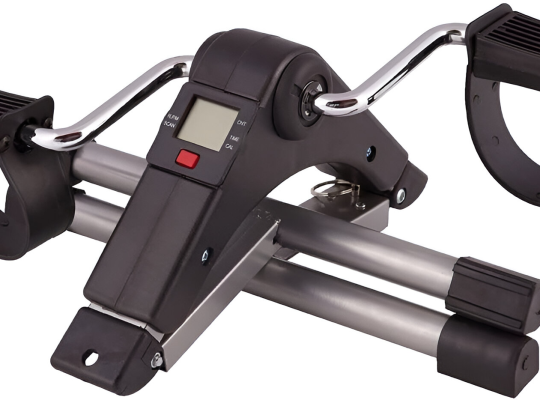 Mini Vélo d’Appartement à Pédale Pliable pour Entraîner Jambes Bras Pédalier Vélo d’exercice Cardio